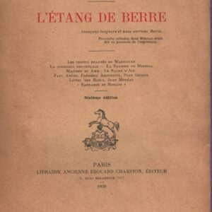 L'étang de berre