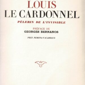 Louis le Cardonnel pelerin de l’invisible